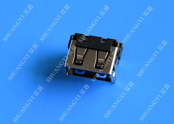 Chiny USB 2.0 A Type Female Micro USB Connector Short Body 90 Degree 4 Pin dostawca