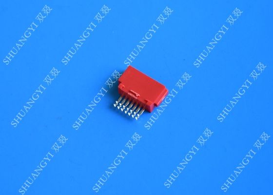 Chiny Customized Red External SATA Connector Voltage 125Vac Female SMT 7 Pin dostawca